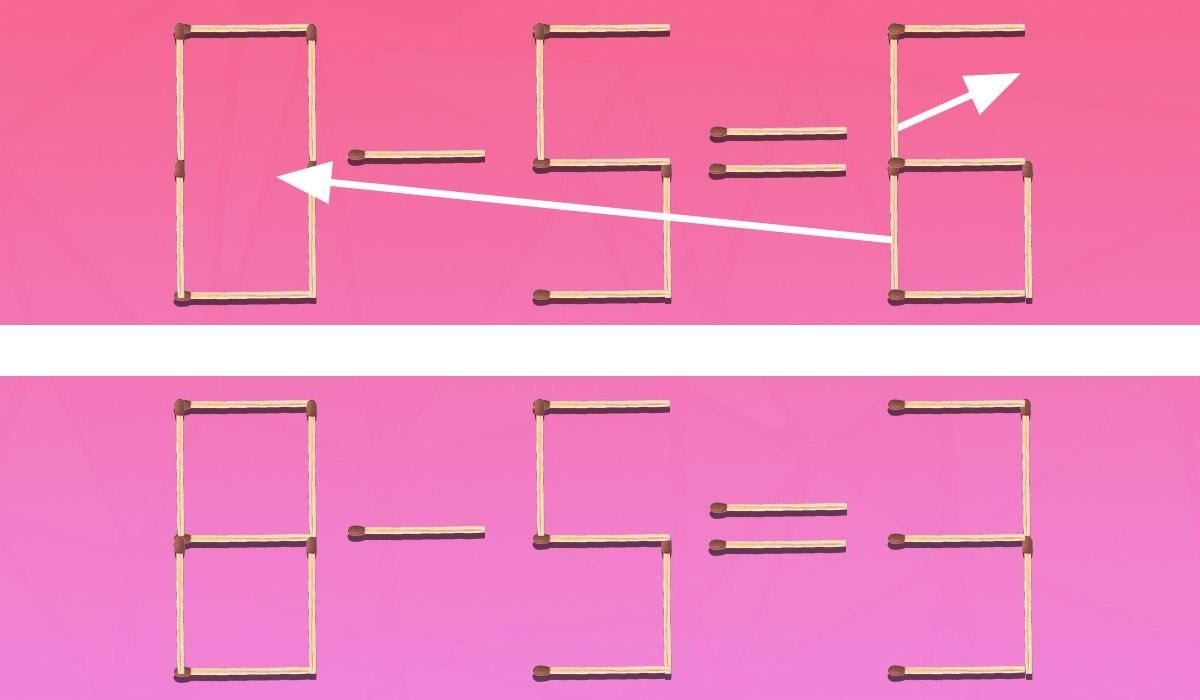 Musíte pretiahnuť 2 zápalky, aby bola rovnosť správna: jednoduchý IQ test