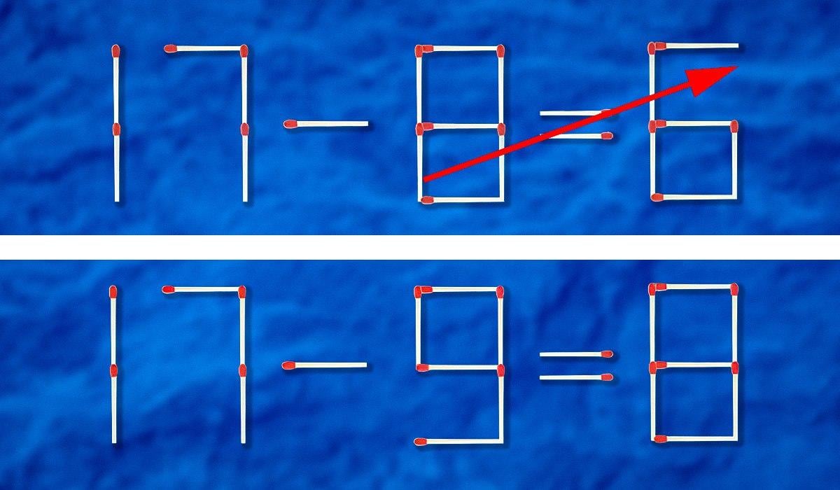 Ktorú zhodu treba pretiahnuť, aby bola rovnosť správna: náročná hádanka